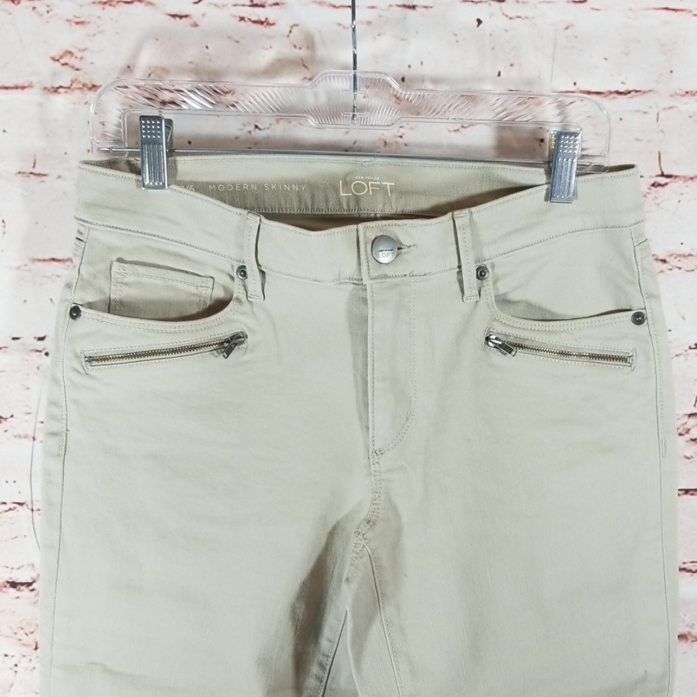 6 Ann Taylor LOFT Modern Skinny Stretch Jean Pant